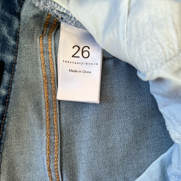 Sanctuary Denim Connector Kick Crop Jeans - Picture 4 of 6